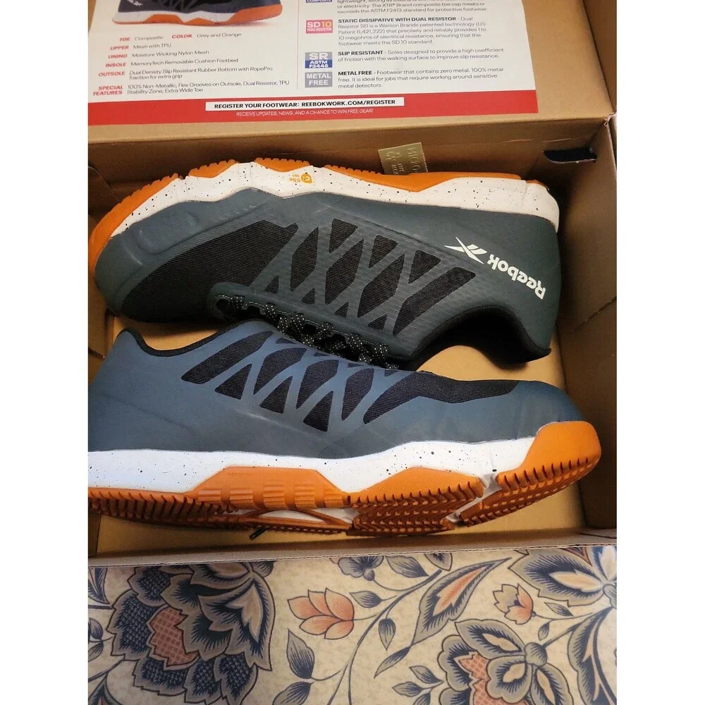 Reebok Men's Speed TR Work Athletic Safety Toe Shoes